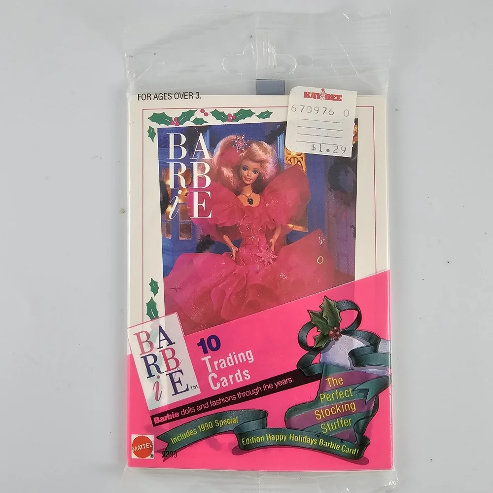 NWT Vintage 90's Barbie Trading Cards Lot of 4 10 packs Fashion Special Edition